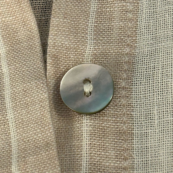 Rails Cito Shore Stripe Linen Blend Button-Up Shirt - Picture 9 of 11